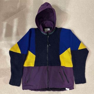 sacai サカイ ニットパーカー