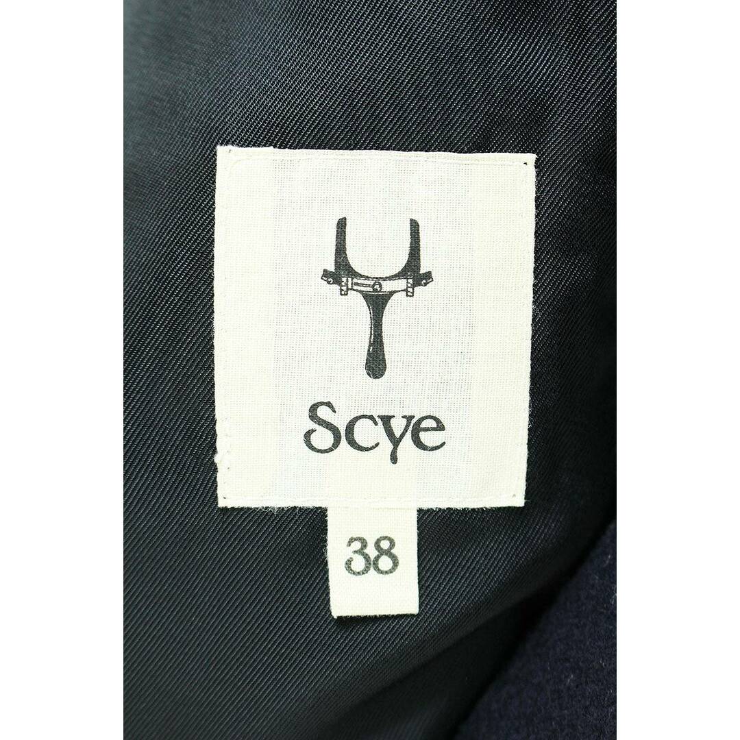 Scye(サイ)のサイ 21AW 1121-43017 MPJ-308M ウールカシミヤメルトン ダブルブレストコート メンズ 38 メンズのジャケット/アウター(その他)の商品写真