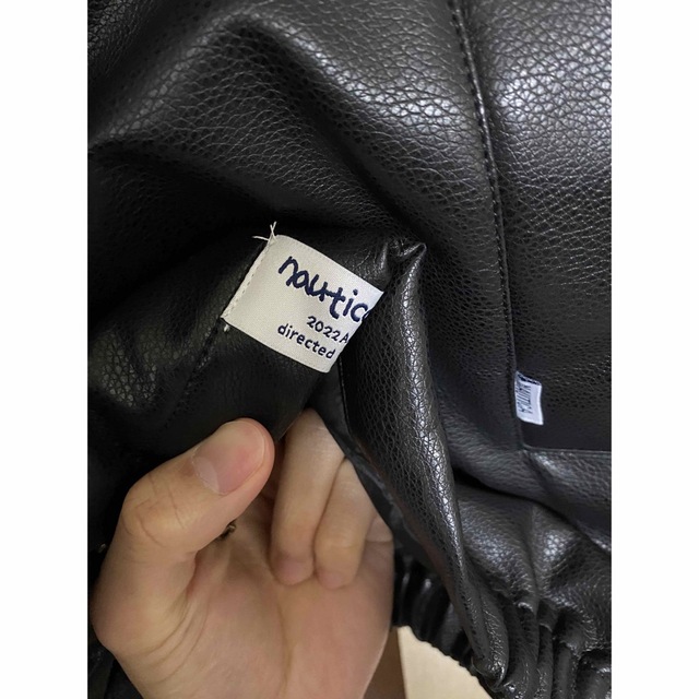 NAUTICA(ノーティカ)のNAUTICA レザージャケット　vegan leather メンズのジャケット/アウター(レザージャケット)の商品写真