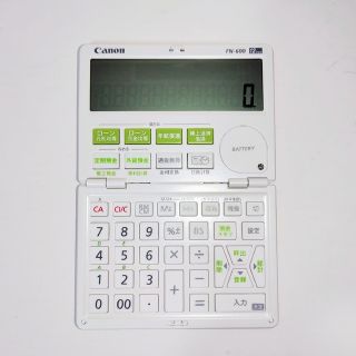 金融電卓 ローン電卓　カシオ FN-600 電池入り(オフィス用品一般)