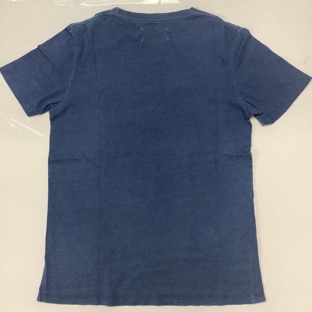 Maison Martin Margiela(マルタンマルジェラ)のマルタンマルジェラ　Tシャツ　ブルー　#L  r432 メンズのトップス(Tシャツ/カットソー(半袖/袖なし))の商品写真
