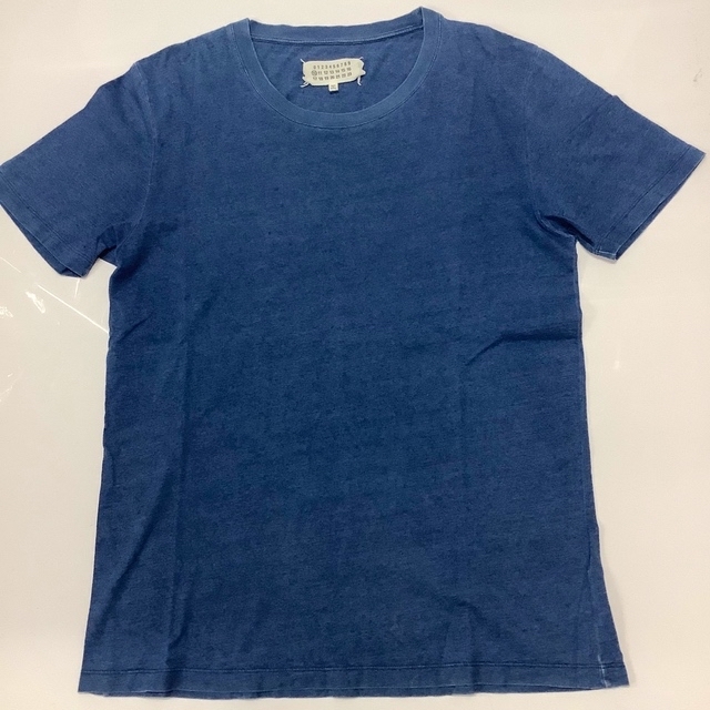 Maison Martin Margiela(マルタンマルジェラ)のマルタンマルジェラ　Tシャツ　ブルー　#L  r432 メンズのトップス(Tシャツ/カットソー(半袖/袖なし))の商品写真