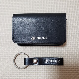 ナノユニバース(nano・universe)の新品、未使用 nano universe カードケース&キーリング(名刺入れ/定期入れ)