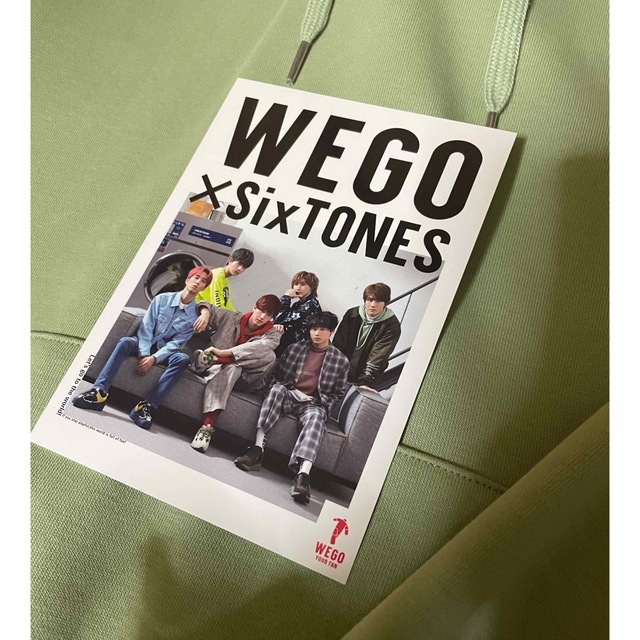 SixTONES(ストーンズ)の森本慎太郎 WEGO パーカー エンタメ/ホビーのタレントグッズ(アイドルグッズ)の商品写真