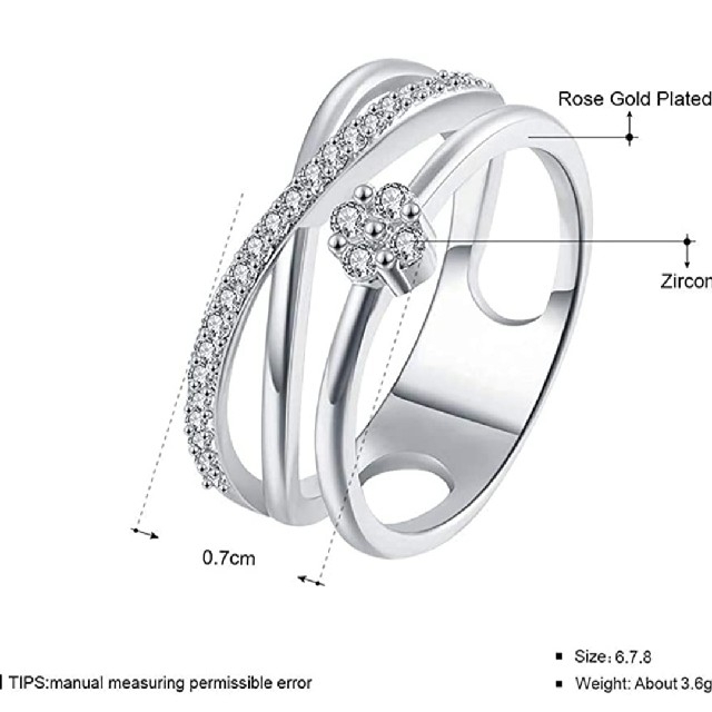 X789 シルバー リング k18 18金 指輪 シルバー925 レディース レディースのアクセサリー(リング(指輪))の商品写真