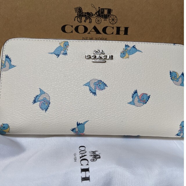 COACH(コーチ)のCOACH  長財布　ディズニーコラボ幸せの青い鳥 レディースのファッション小物(財布)の商品写真