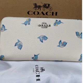 コーチ(COACH)のCOACH  長財布　ディズニーコラボ幸せの青い鳥(財布)