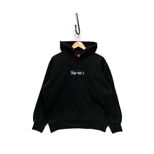 supreme  box logo hooded パーカー　S 黒