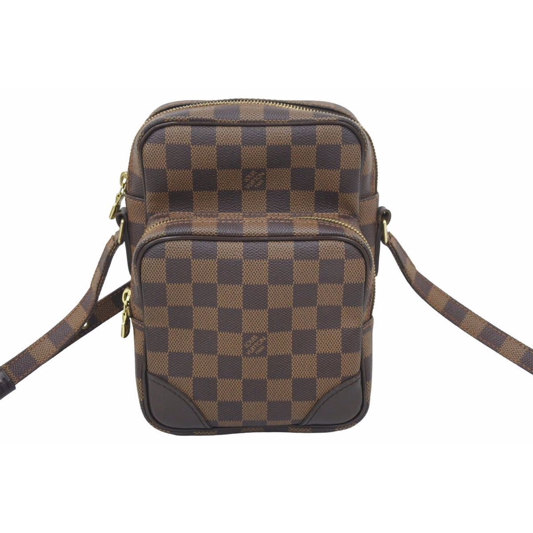 極美品 LOUIS VUITTON ルイ・ヴィトン ダミエ アマゾン ショルダーバッグ 斜め掛け SPオーダー ブラウン N48074  46191