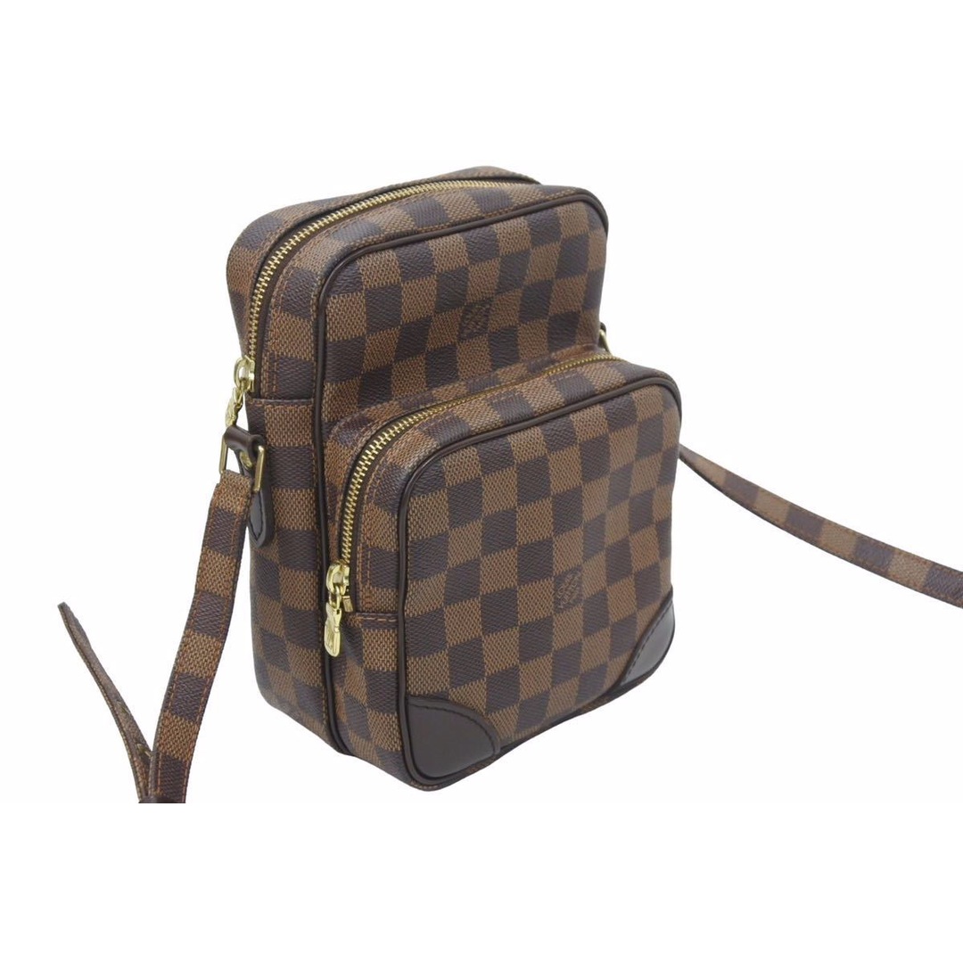 極美品 LOUIS VUITTON ルイ・ヴィトン ダミエ アマゾン ショルダーバッグ 斜め掛け SPオーダー ブラウン N48074  46191