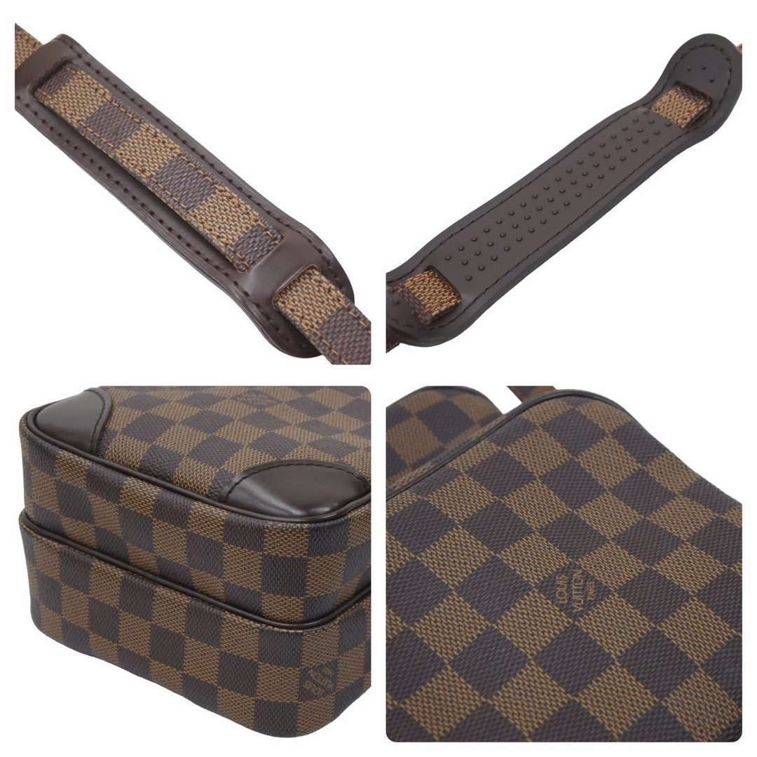 極美品 LOUIS VUITTON ルイ・ヴィトン ダミエ アマゾン ショルダーバッグ 斜め掛け SPオーダー ブラウン N48074  46191