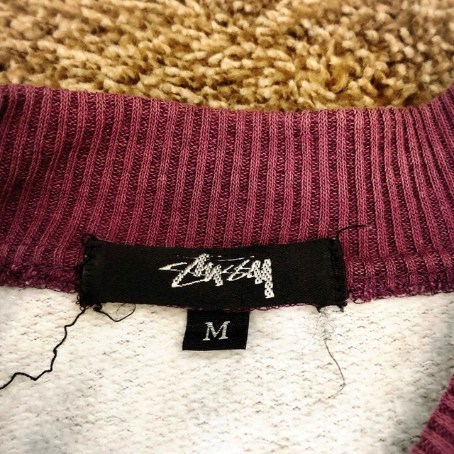 80's 黒タグ 初期 stussy ステューシー スウェット 総柄 オールド