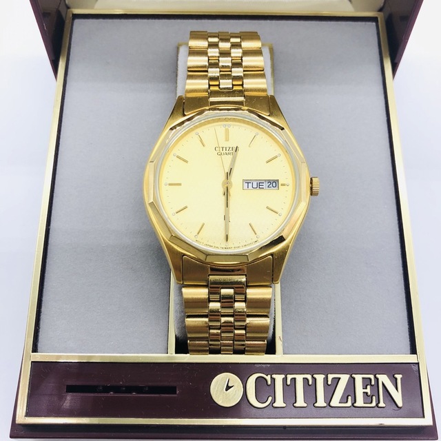 新品入荷 デッドストック 【ビンテージ】Citizen クォーツ腕時計