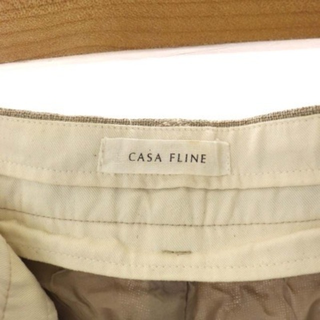 新品タグ付 CASA FLINEヘビーリネンストレートパンツ