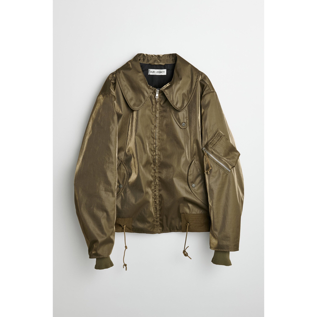 OUR LEGACY GLYPTODON つぶせる BOMBER ARMY GREEN OUR LEGACY GLYPTODON つぶせる BOMBER ARMY GREEN