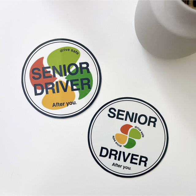 senior driver magnet ハンドメイドのキッズ/ベビー(外出用品)の商品写真