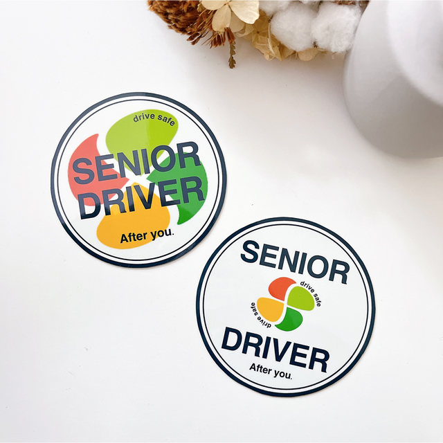 senior driver magnet ハンドメイドのキッズ/ベビー(外出用品)の商品写真