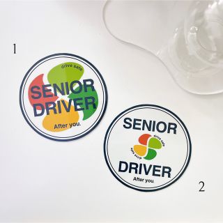 senior driver magnet(外出用品)