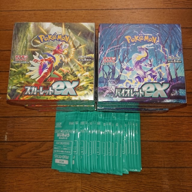 スカーレットex box シュリンク付き 10box ポケモンカード