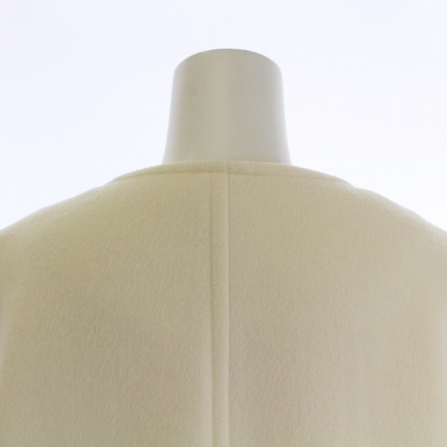 Spick & Span(スピックアンドスパン)のスピック&スパン ウールロングコート ノーカラー 長袖 36 レディースのジャケット/アウター(その他)の商品写真