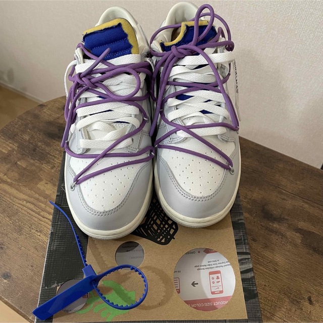 NIKE off-white dunk low lot47 26cm