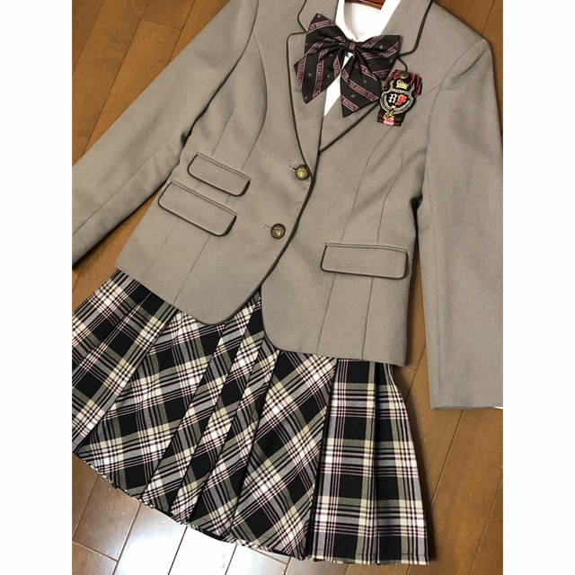 ブラウン系フォーマル5点セット size150 卒服 キッズ/ベビー/マタニティのキッズ服女の子用(90cm~)(ドレス/フォーマル)の商品写真