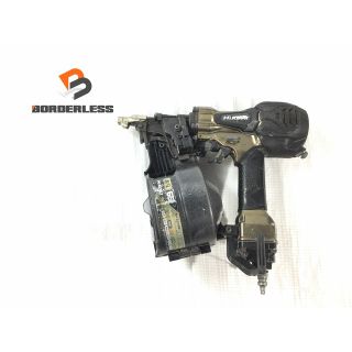 ヒタチ(日立)の☆中古品☆HiKOKI ハイコーキ 65mm 高圧ロール釘打機 NV65HR2 エアー釘打ち機 パワー切り替えレバー エアダスター 65807(工具)
