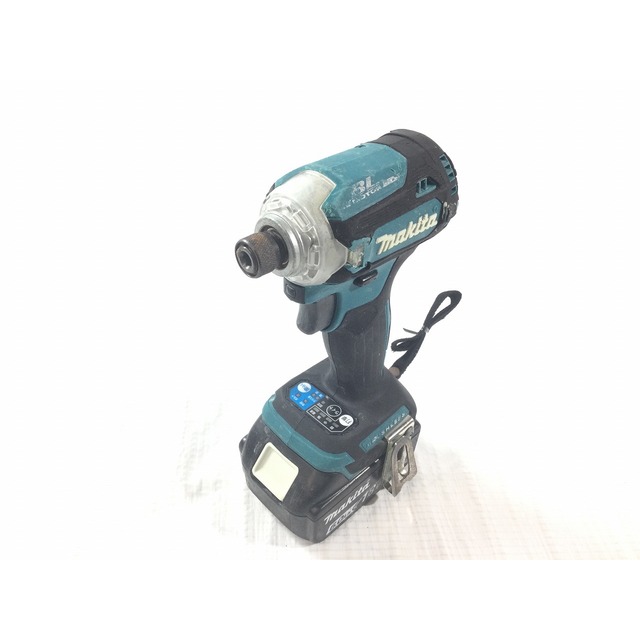 ☆品☆makita マキタ 18V 充電式インパクトドライバ TD171D バッテリー1個(18V 6.0Ah) 青 ブルー 65810