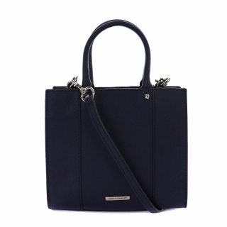 レベッカミンコフ(Rebecca Minkoff)のレベッカミンコフ ハンドバッグ ショルダーバッグ レザー 2WAY 紺 ネイビー(ショルダーバッグ)