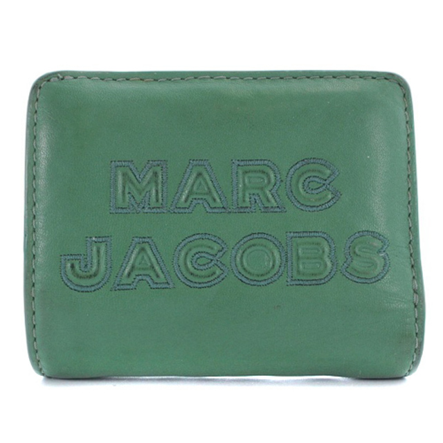 新品未使用品　マークジェイコブス　折り財布　ミニ財布　緑　グリーン