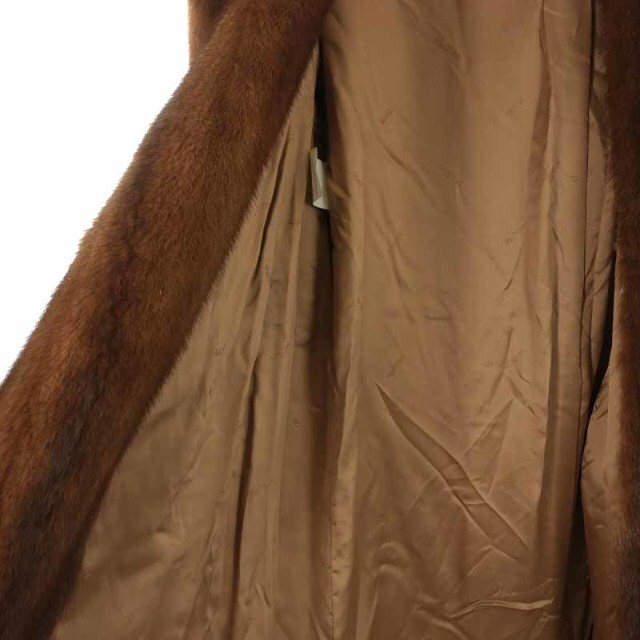 Max Mara(マックスマーラ)のMAX MARA ロングコート ショールカラー ウール カシミヤ混 ミンクファー レディースのジャケット/アウター(その他)の商品写真