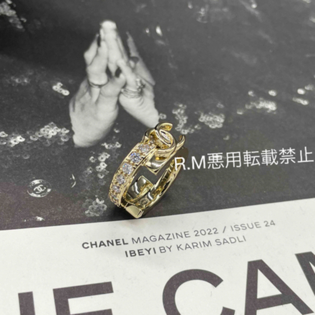 CHANEL(シャネル)のシャネル　CHANEL 22B 指輪　リング　ココマーク　ロゴ　両面　ゴールド レディースのアクセサリー(リング(指輪))の商品写真