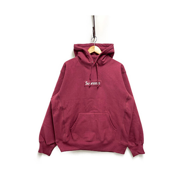 SUPREME シュプリーム 21AW Box Logo Hooded Sweatshirt BOXロゴ スウェットパーカー プラム サイズM 正規品 / 26697