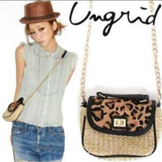 アングリッド(Ungrid)のUngrid♡レオパードハラコポシェット(ショルダーバッグ)