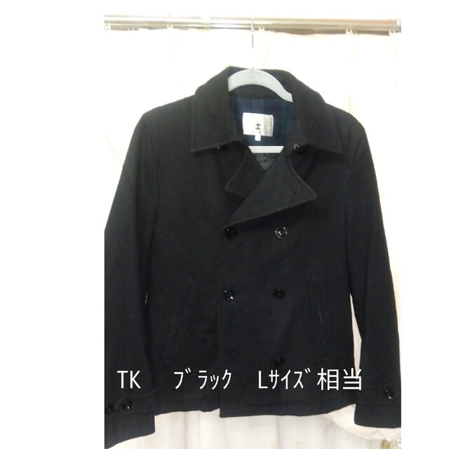 TK TK サイズ3L相当黒ブラック ウールPコートの通販 by だるこ