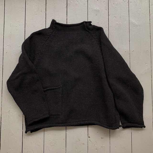 XENIA TELUNTS FISHERMAN SWEATER BLACK かわいい新作 e-gaio.com.br