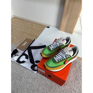 サカイ(sacai)のsacai × Nike LDV Waffle Green31.0 ワッフル(スニーカー)