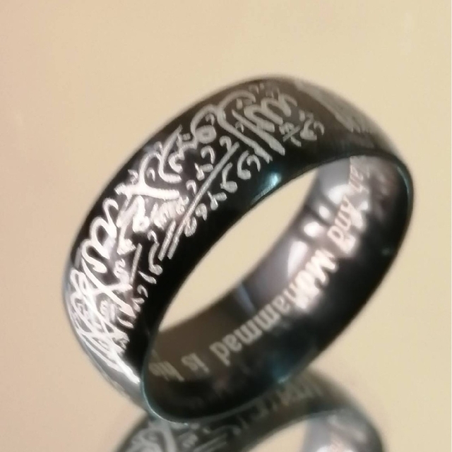 【SALE】リング メンズ アクセサリー ブラック おしゃれ 黒色 指輪 20号 メンズのアクセサリー(リング(指輪))の商品写真
