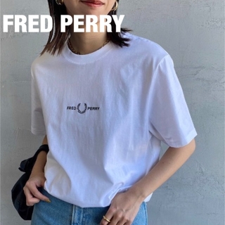 【FRED PERRY】ローレルリース刺繍 ショートスリーブTシャツ Sサイズ