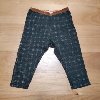 ザラキッズ(ZARA KIDS)のZARA KIDS チェックズボン（緑）(パンツ)