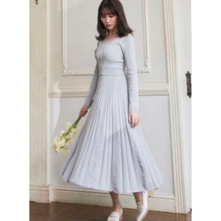 新作モデル 新品、未使用 【新品タグ付】Orangerie Dot Long Dress