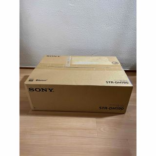 新品未開封 SONY ステレオインテグレートアンプ  STR-DH190