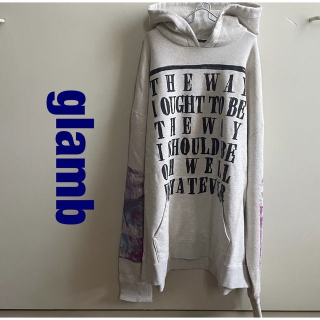 glamb Grunge Ad Hoodie / グランジアドフーディトップス