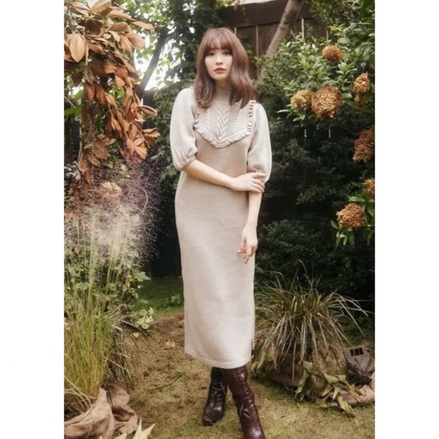herlipto Fountain Lace Up Bow Dress | revistarara.com