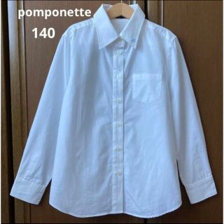 ポンポネット(pom ponette)のポンポネット 長袖　シャツ　ブラウス　白　フォーマル　入学式　卒業式　メゾピアノ(ブラウス)