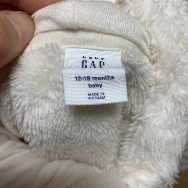 GAP baby ふわふわシロクマ　トレーナー　パーカー キッズ/ベビー/マタニティのベビー服(~85cm)(トレーナー)の商品写真