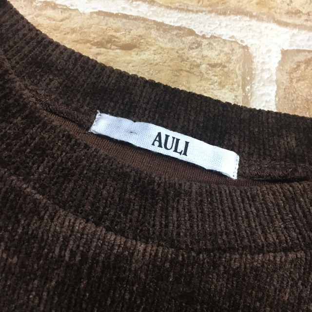 AULI(アウリィ)のAULI ニット風　トップス レディースのトップス(ニット/セーター)の商品写真