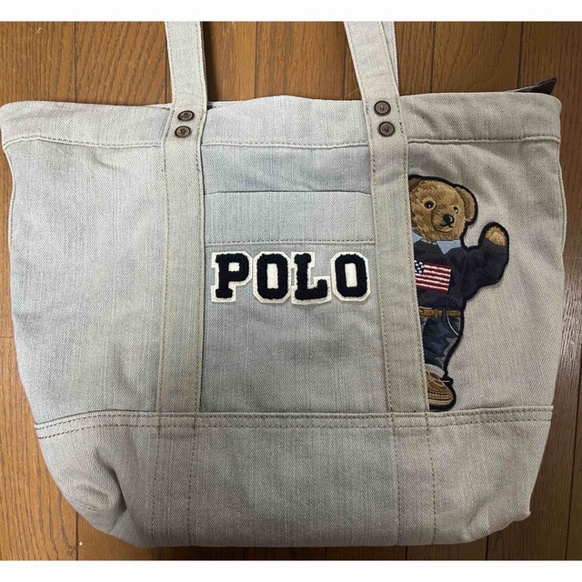 POLO RALPH LAUREN(ポロラルフローレン)のポロベア　トート　キャンバスバッグ レディースのバッグ(トートバッグ)の商品写真