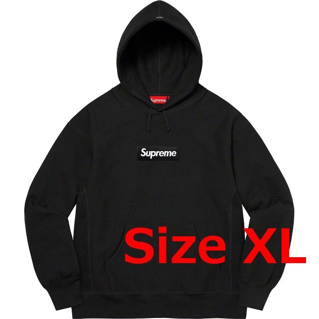 Supreme - Box Logo Hooded Sweatshirt XL ブラック 黒