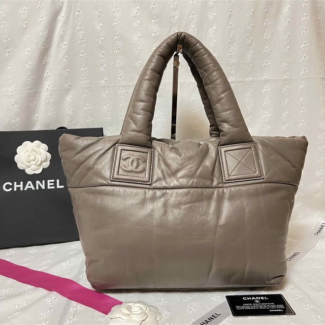 CHANEL - 専用☆CHANEL シャネル オールレザー コココクーン トート